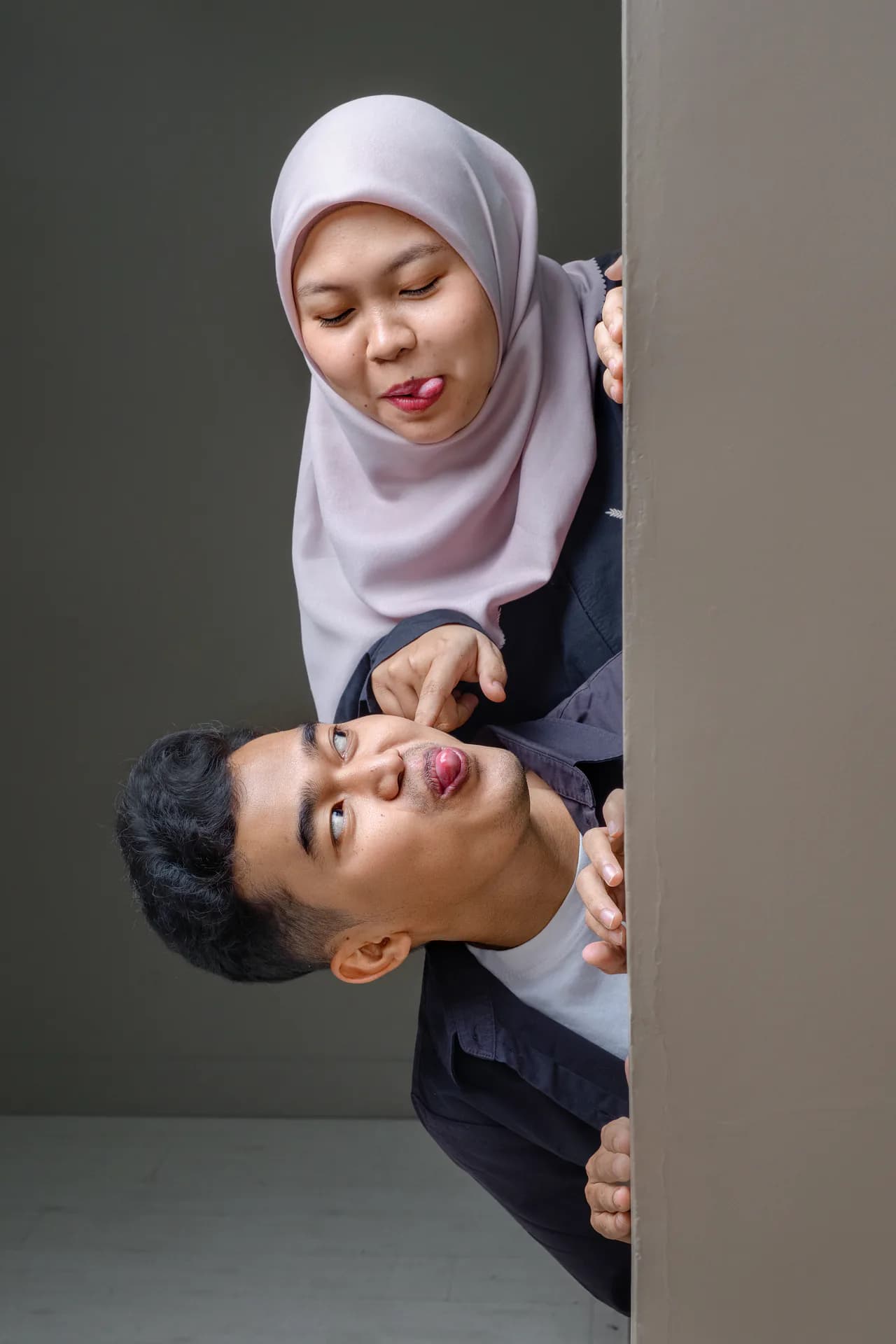 Momen candid Alfi dan Ifa